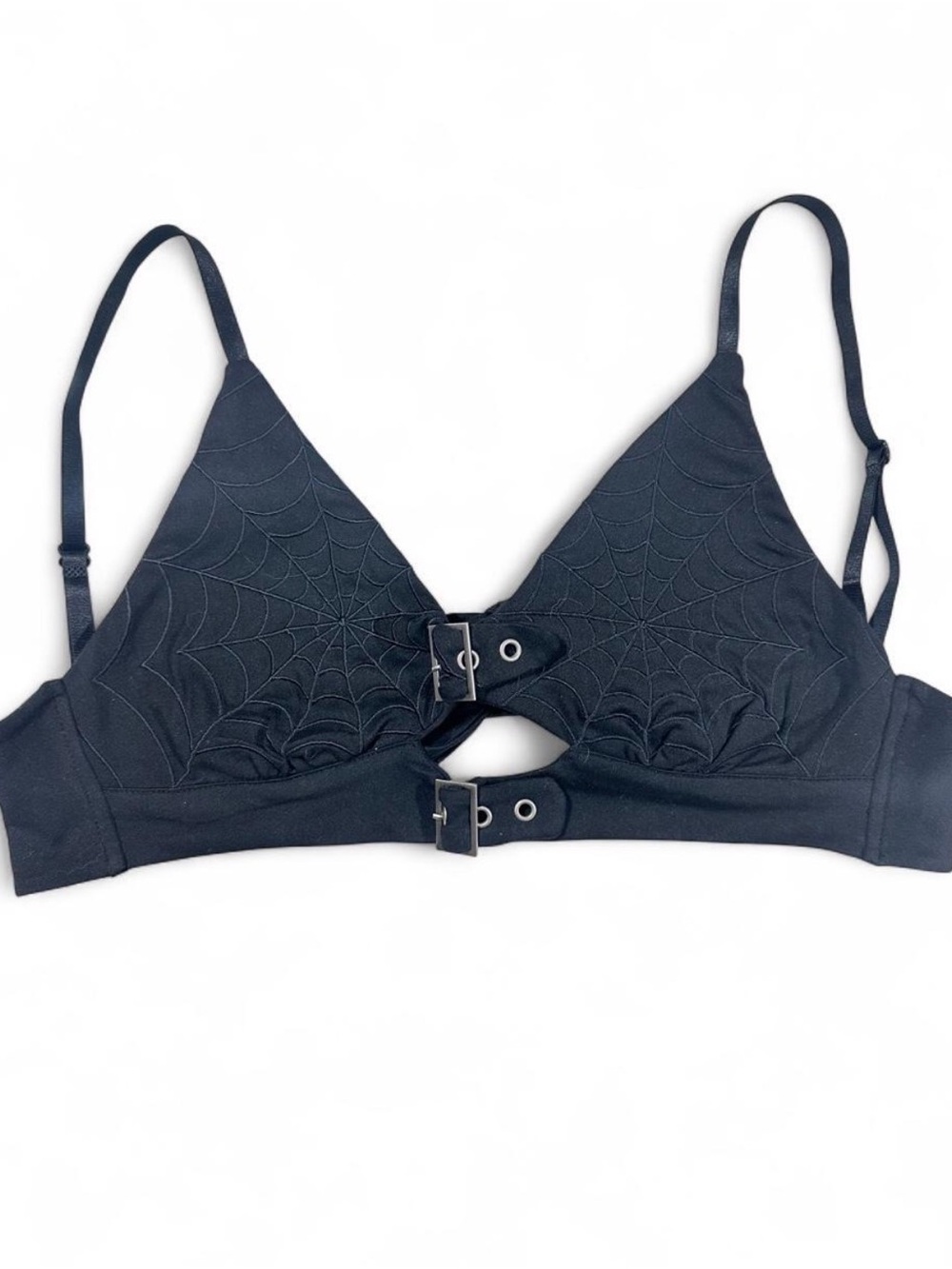 Forest Ink “Venom” Spiderweb Bralette – Size XS